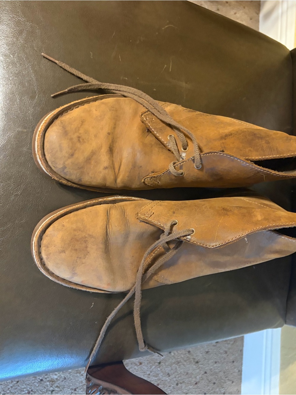 Clarks Brown Suede Chukka Boots